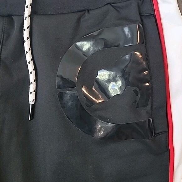 Vintage Marc Ecko Unltd Sweatpants Men’s L Black Red Rhino Logo - Picture 4 of 11